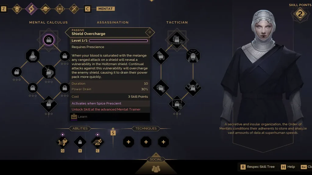Dune Awakening All Mentat Abilities – Complete Skill Tree and Power Explained