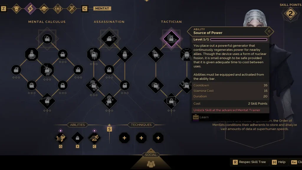 Dune Awakening All Mentat Abilities – Complete Skill Tree and Power Explained