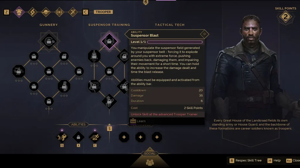 Dune Awakening All Trooper Abilities – Complete Skill Tree and Power Explained