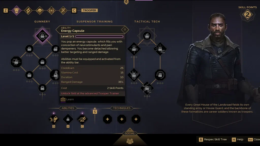 Dune Awakening All Trooper Abilities – Complete Skill Tree and Power Explained