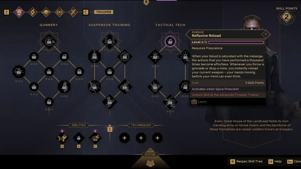 Dune Awakening All Trooper Abilities – Complete Skill Tree and Power Explained